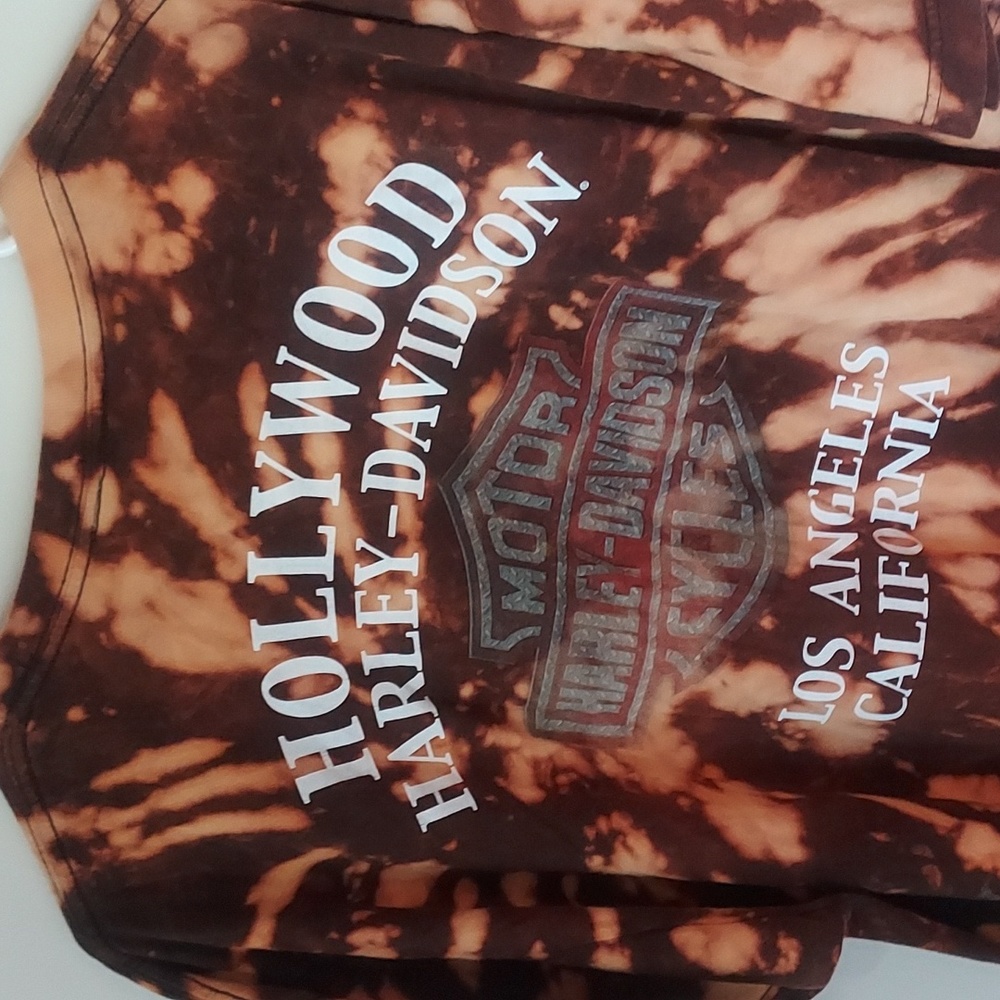 Harley Davidson Hollywood Los Angeles, CaliforniaTye Dye Unisex XXL - Picture 5 of 6